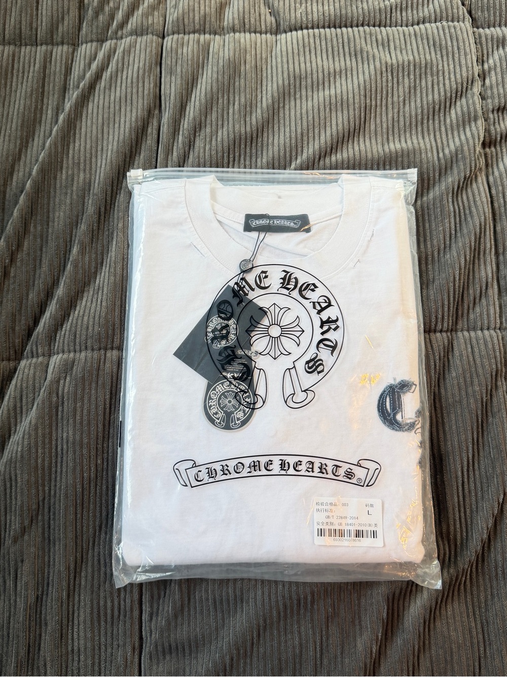 Chrome Hearts Men’s White Long Sleeve Tee